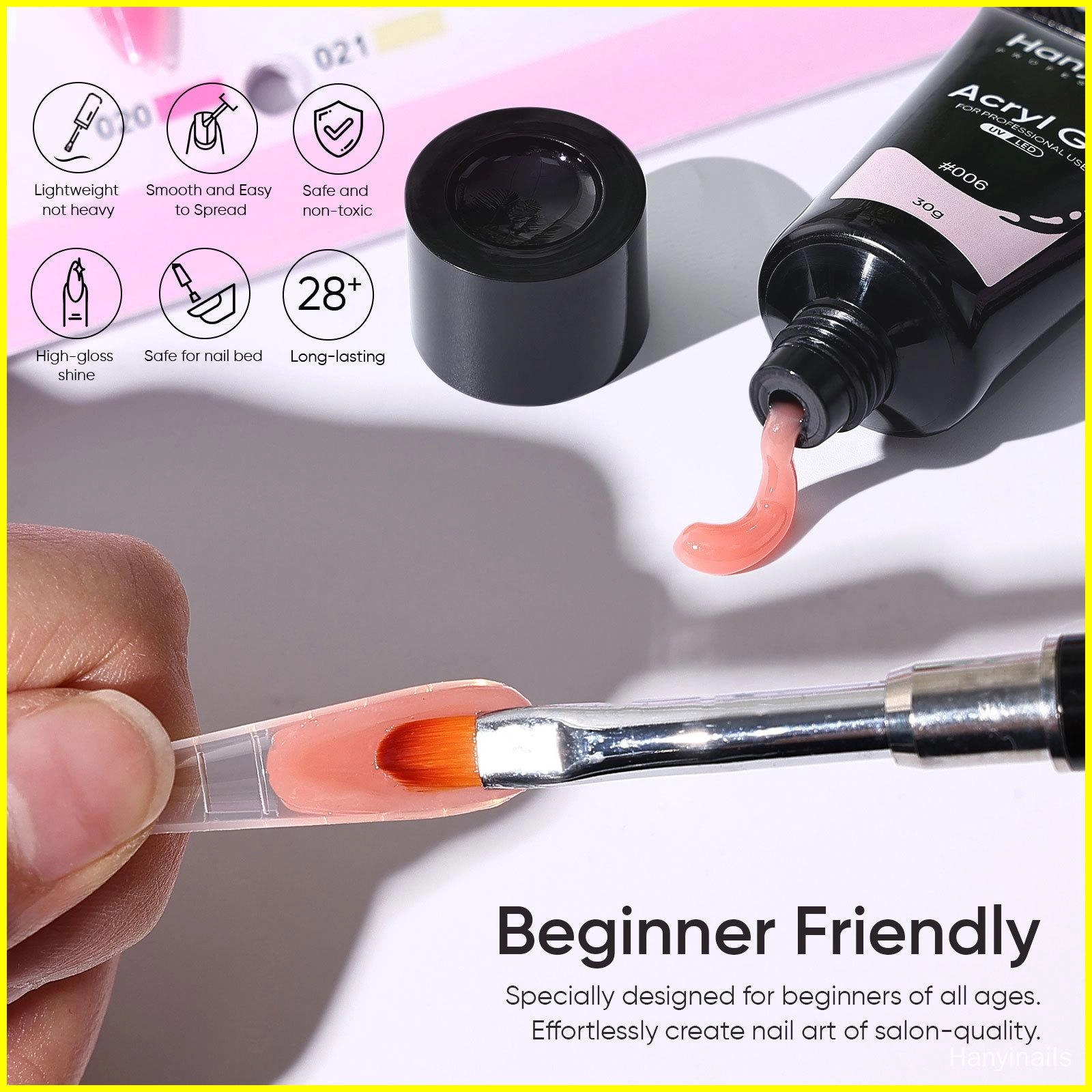 polygel nail extension kit - Hanyinails