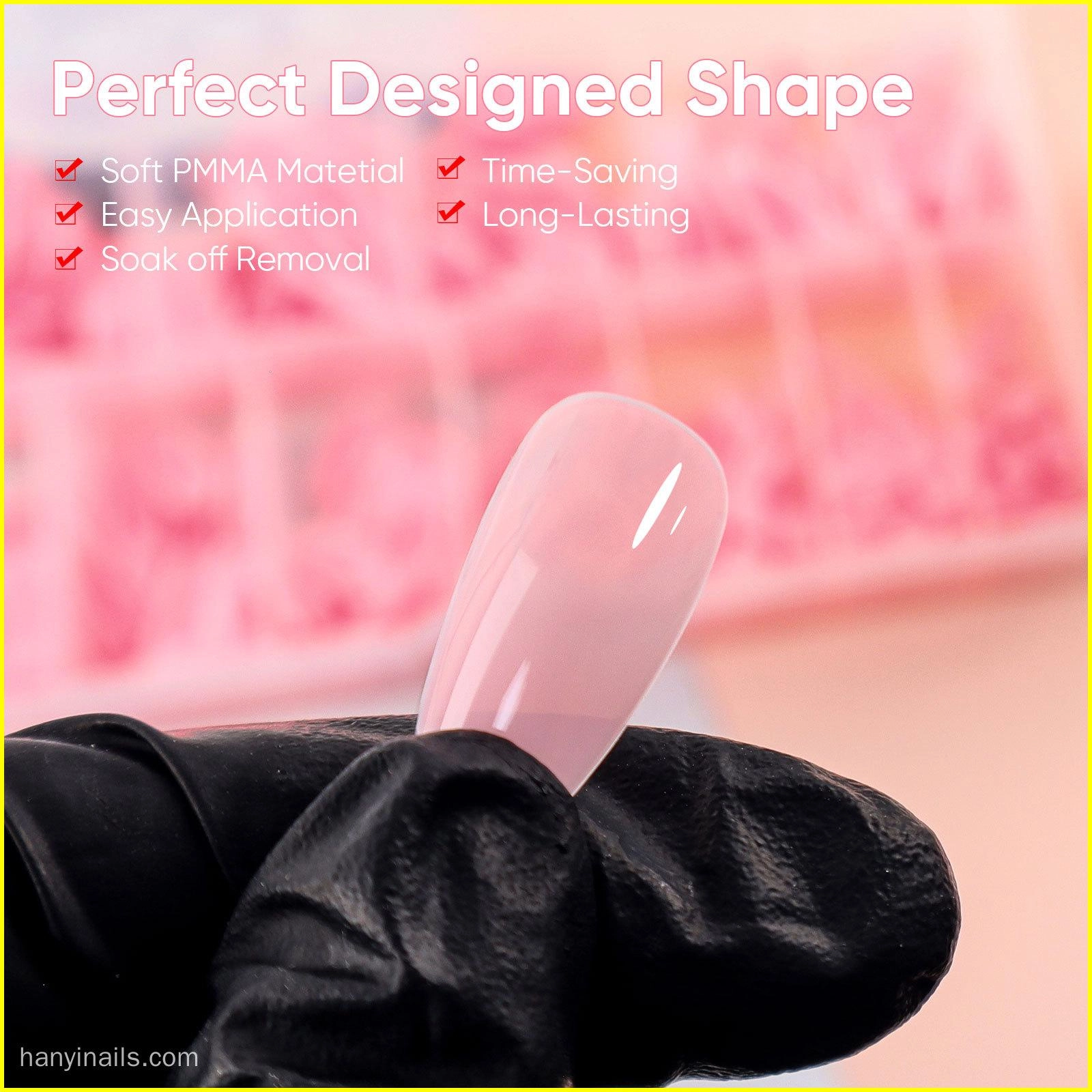 накладные-французские-ногти - Hanyinails нажмите на французские ногти - Hanyinails
