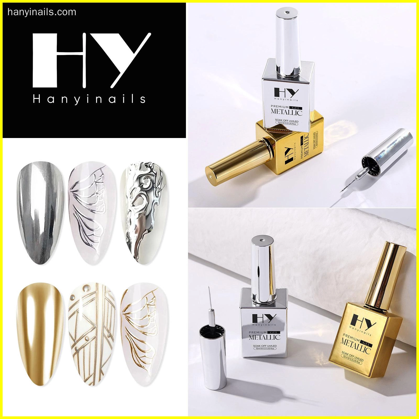Частная торговая марка гелевой краски для дизайна ногтей - Hanyinails