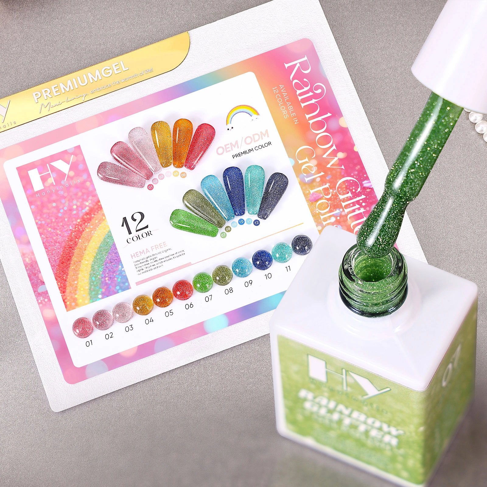 Rainbow-glitter-powder - Hanyinails Rainbow glitter powder - Hanyinails