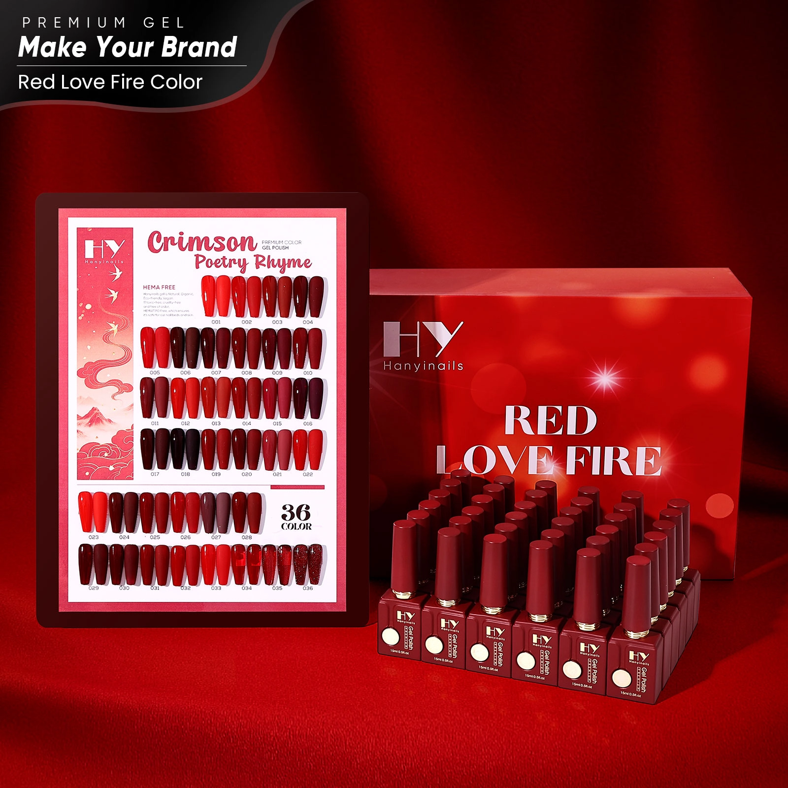 Red-Gel-Polish - Hanyinails Red Gel Polish - Hanyinails