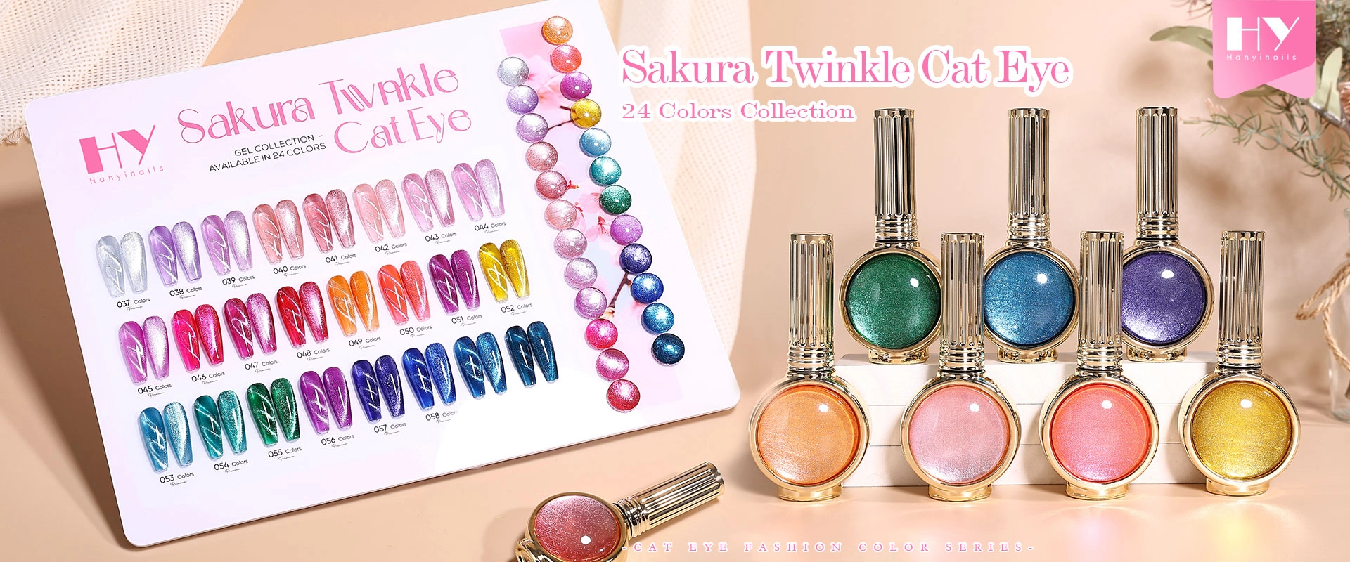 Sakura-Twinkle-Cat-Eye-banner - Hanyinails