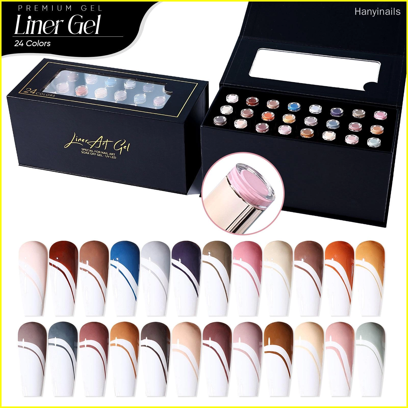 Seasonal Liner Art Gel Kit for Nails - Hanyinails