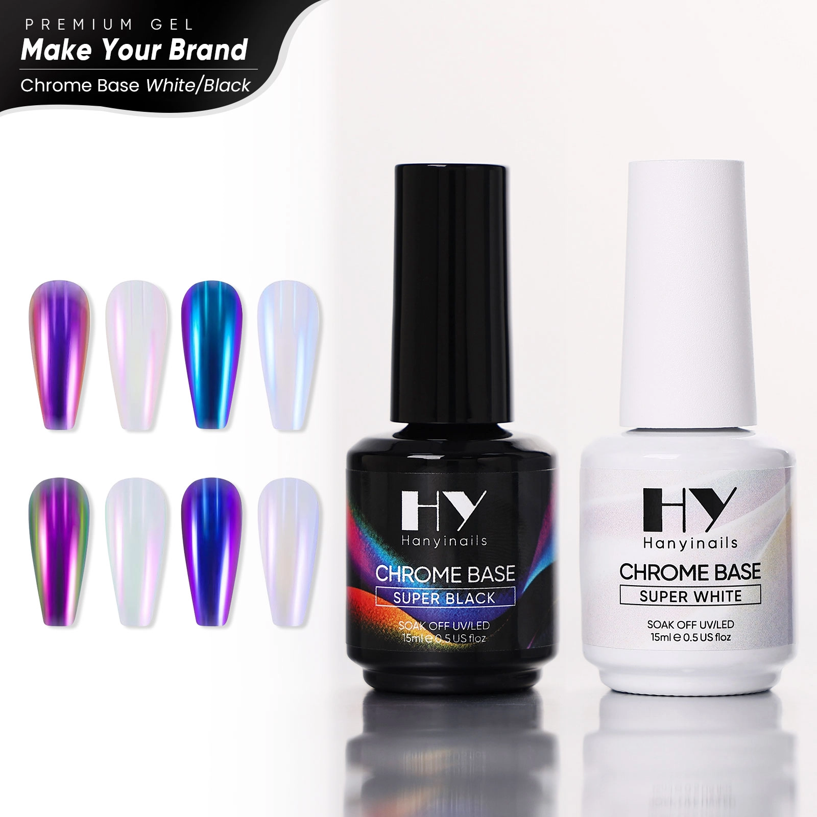 Sticky base for chrome - Hanyinails