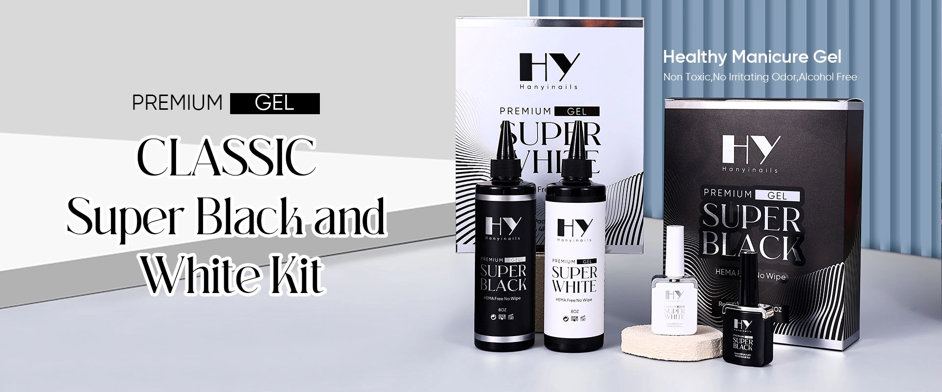 super-black-and-white-kit - Hanyinails super-black-and-white-kit - Hanyinails