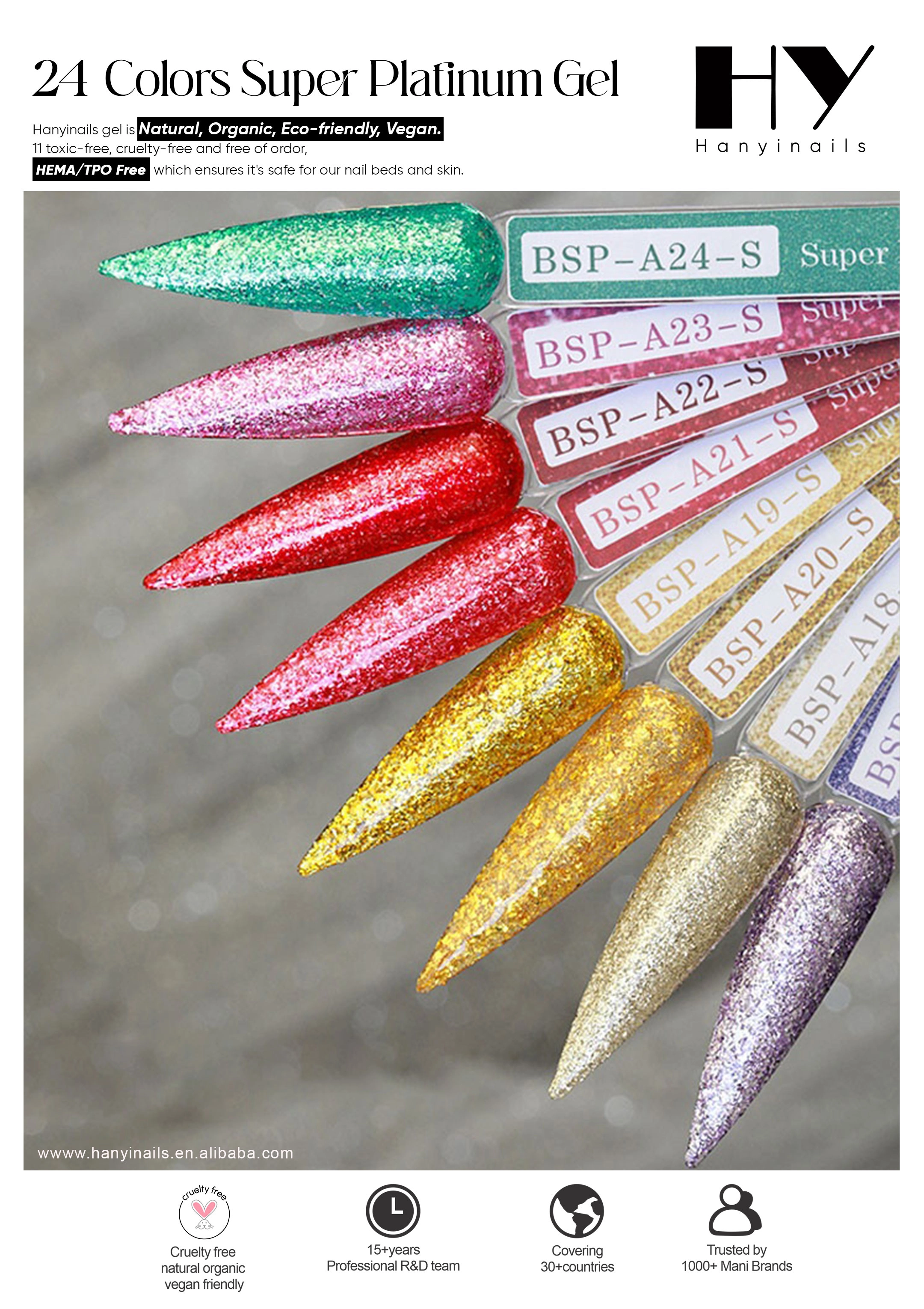 Super Platinum Gel Nail - Hanyinails