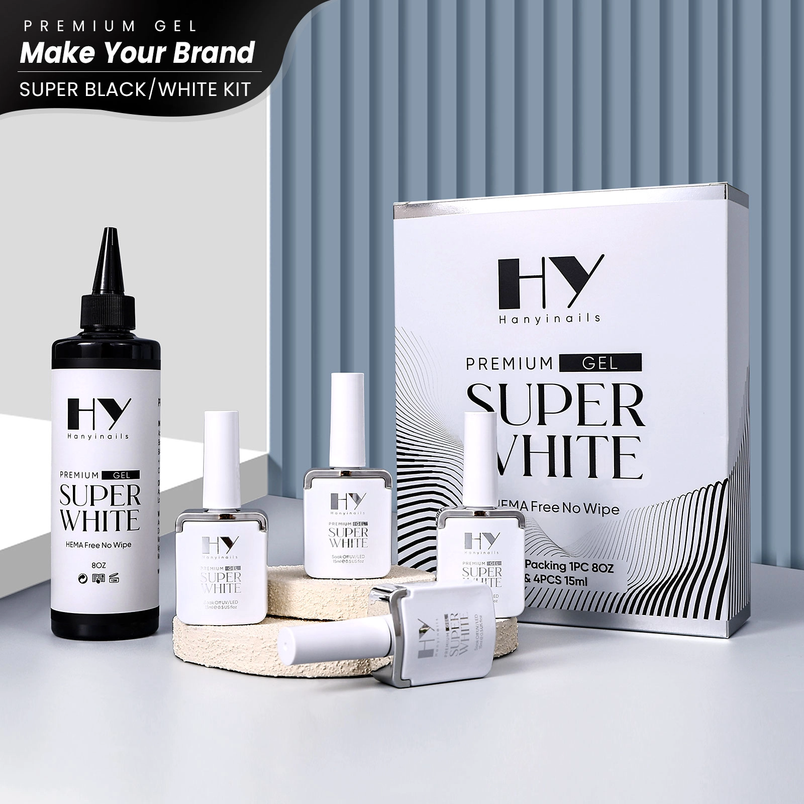 Super-White-Gel-Polish - Hanyinails Super White Gel Polish - Hanyinails