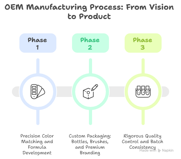 The Step-by-Step OEM Manufacturing Process - visual selection The Step-by-Step OEM Manufacturing Process - visual selection