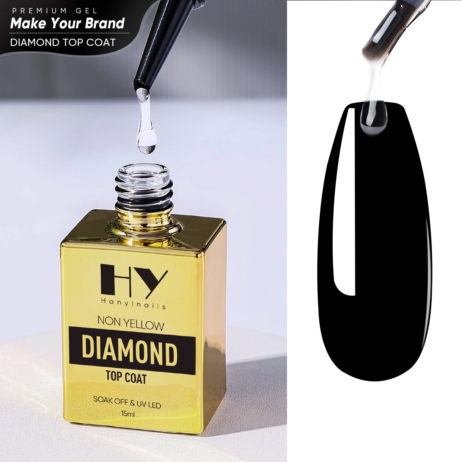 top coat nail polish - Hanyinails