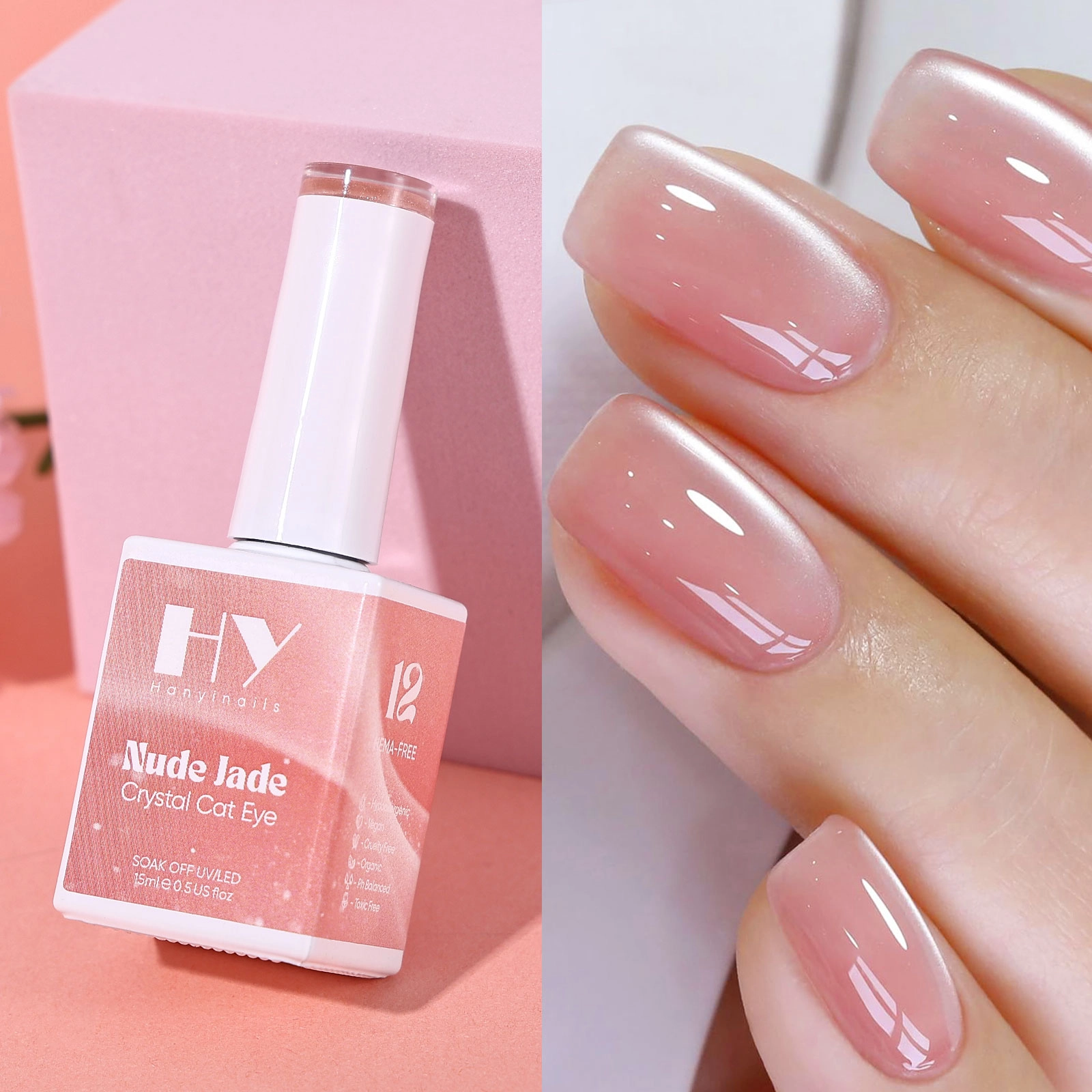 УФ-гель для кошачьего глаза - Hanyinails