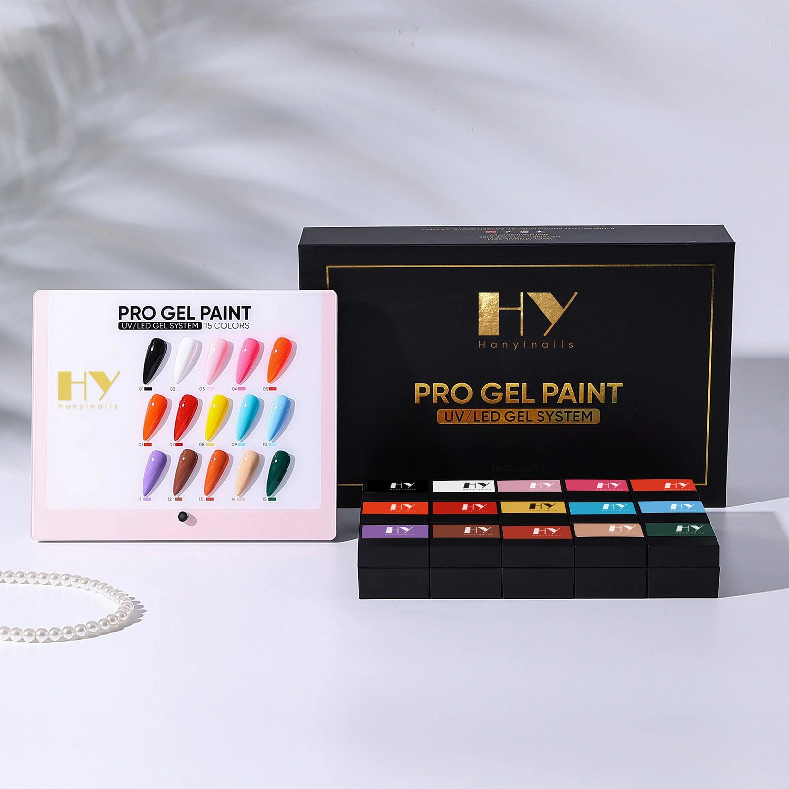 UV LED gel paint for nail art - Hanyinails