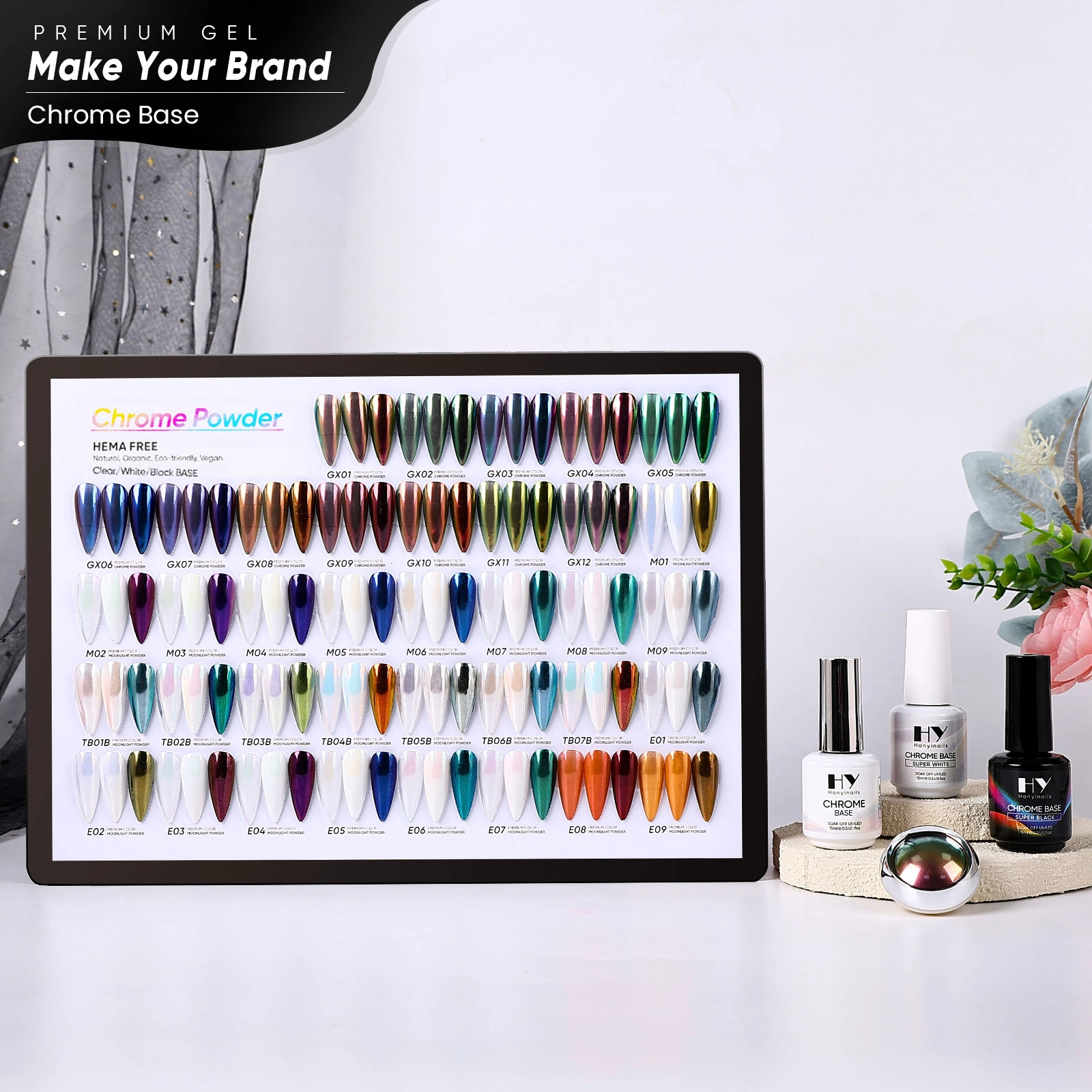 UVLED-chrome--base - Hanyinails UVLED chrome base - Hanyinails