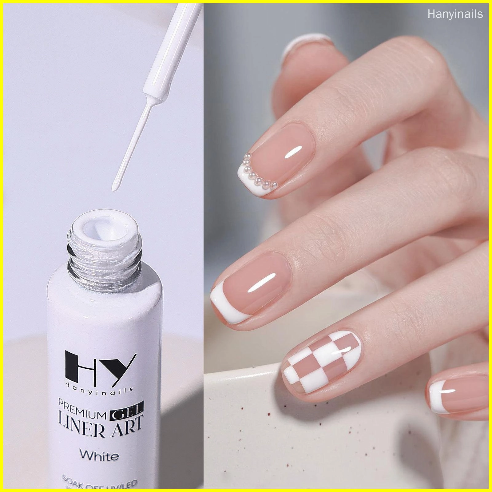 White-Liner-Art-Gel - Hanyinails White Liner Art Gel - Hanyinails