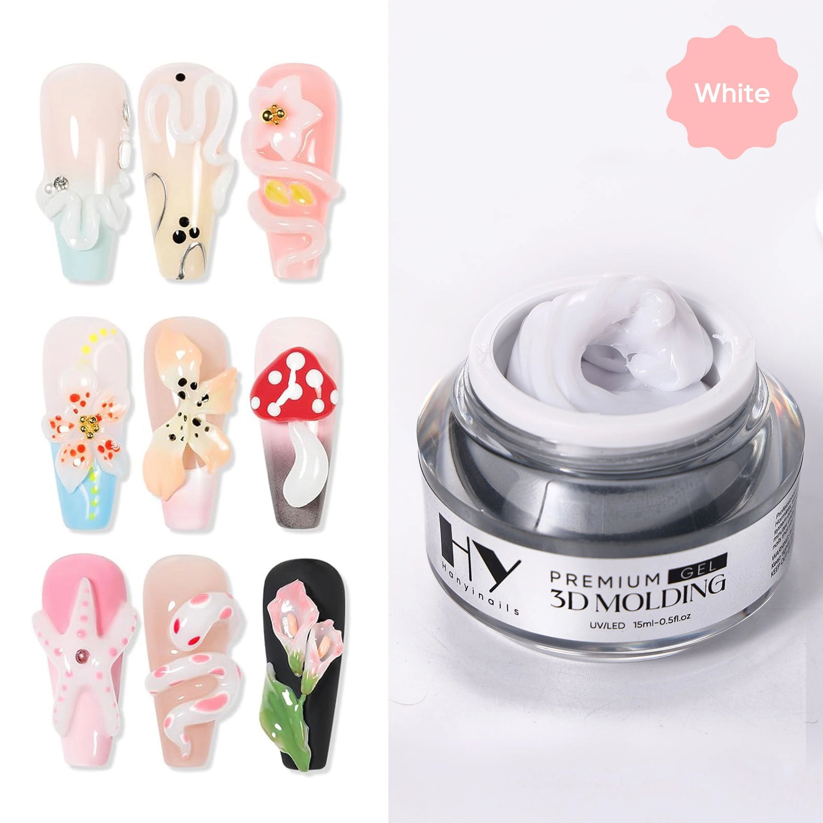 3D-Molding-Gel - Hanyinails white - Hanyinails