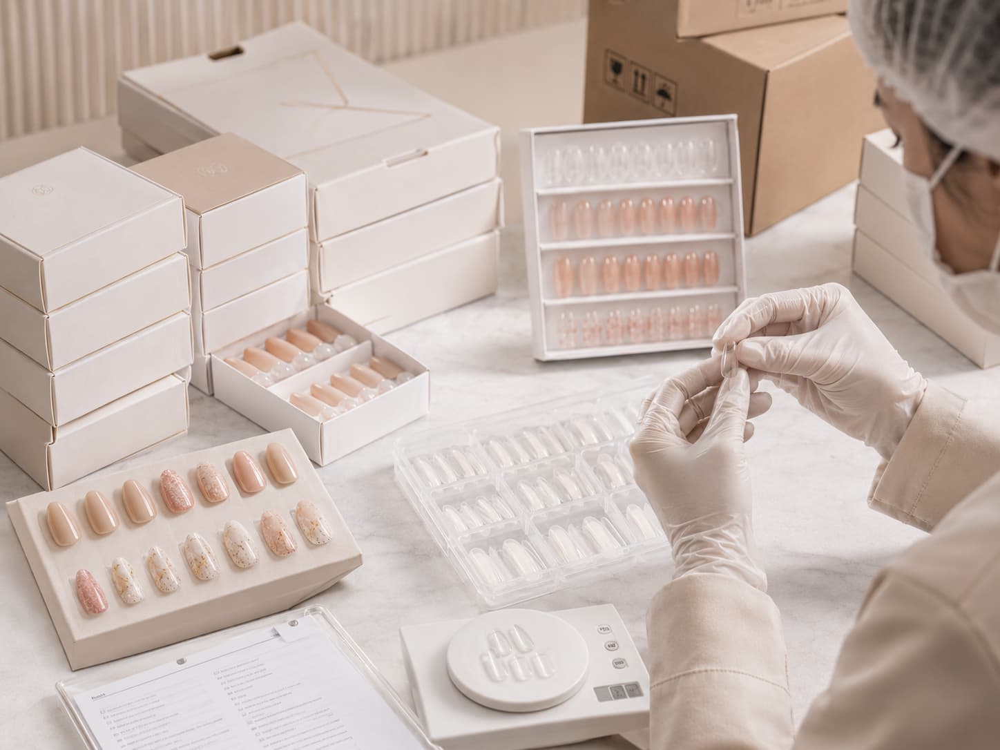 Wholesale nail tips supplier quality control and bulk packaging