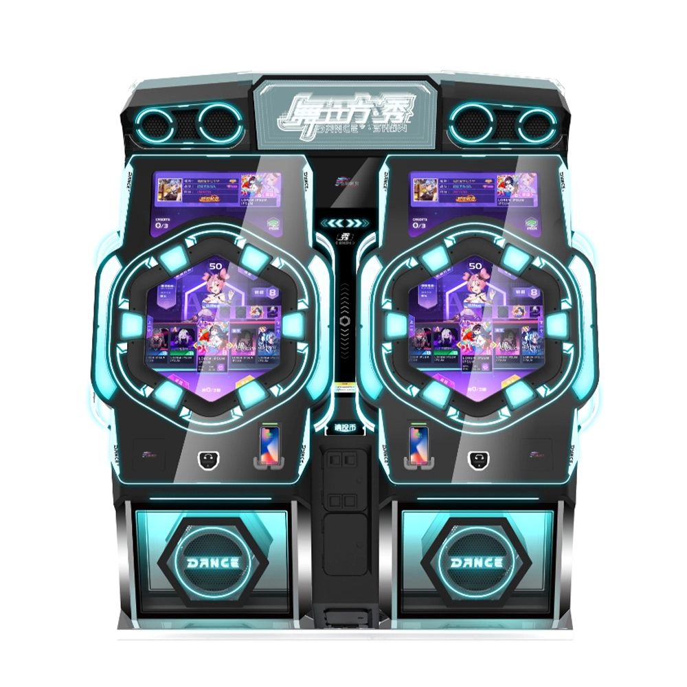 Dance-Cube2-Music-Arcade-Machine - DINIBAO 舞立方 Dance Cube2正面 - DINIBAO