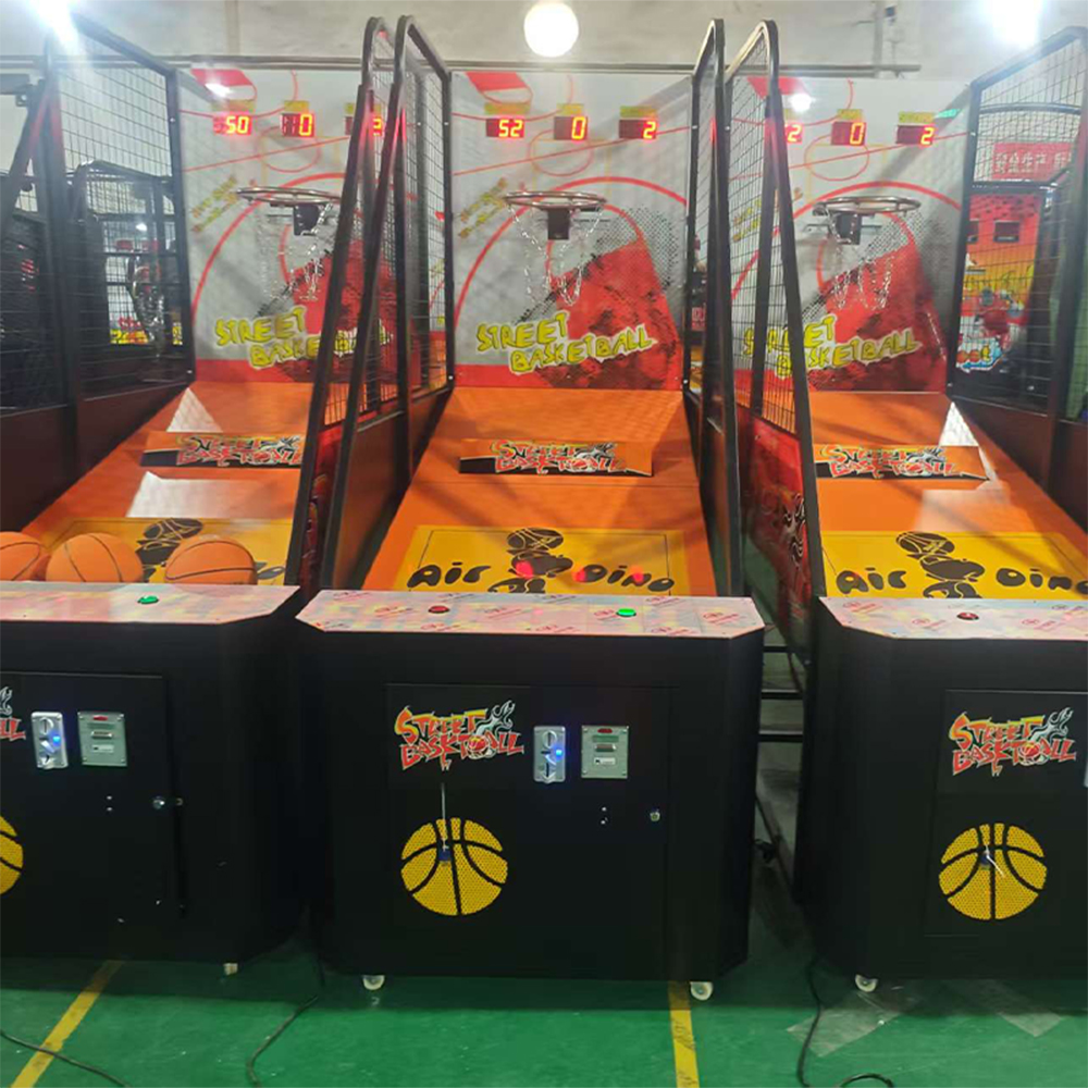 coin operated basketball game