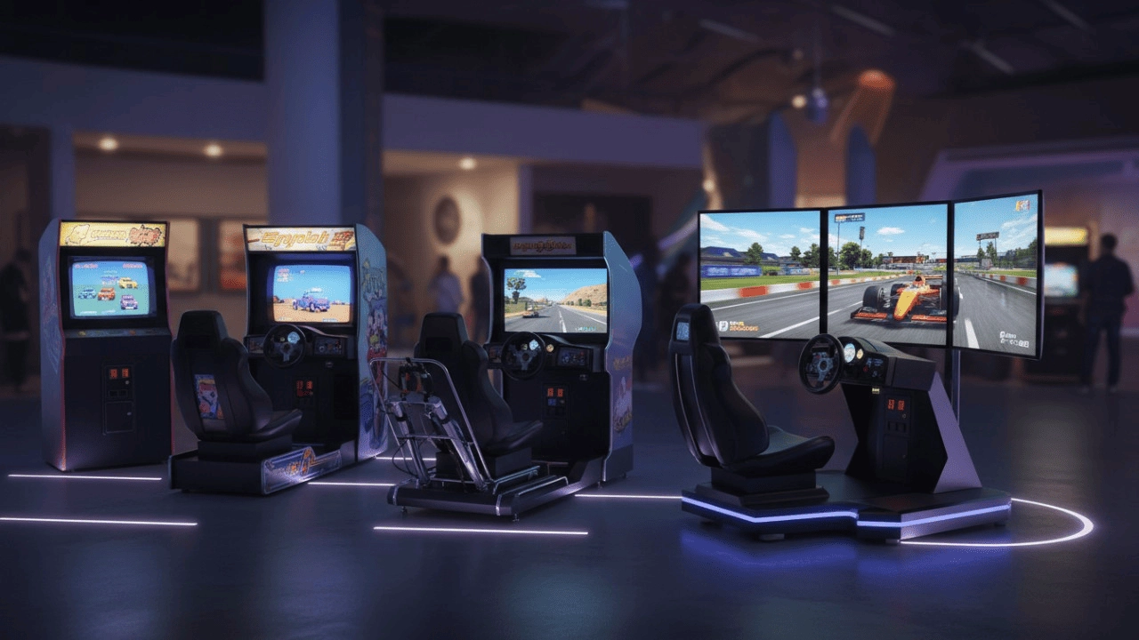 car racing arcade game machines in China - DINIBAO