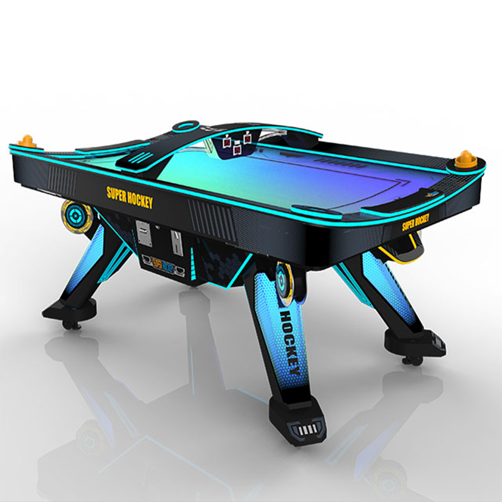 curved air hockey table