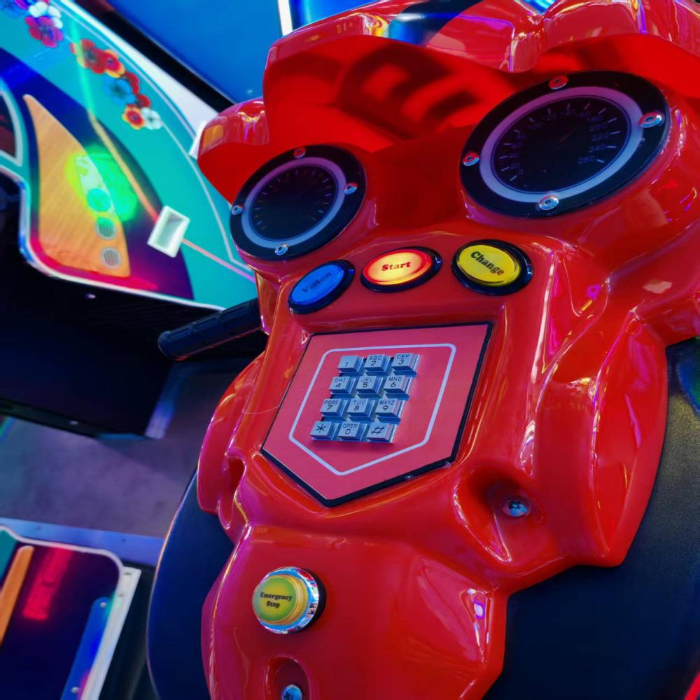 motorcycle arcade machine