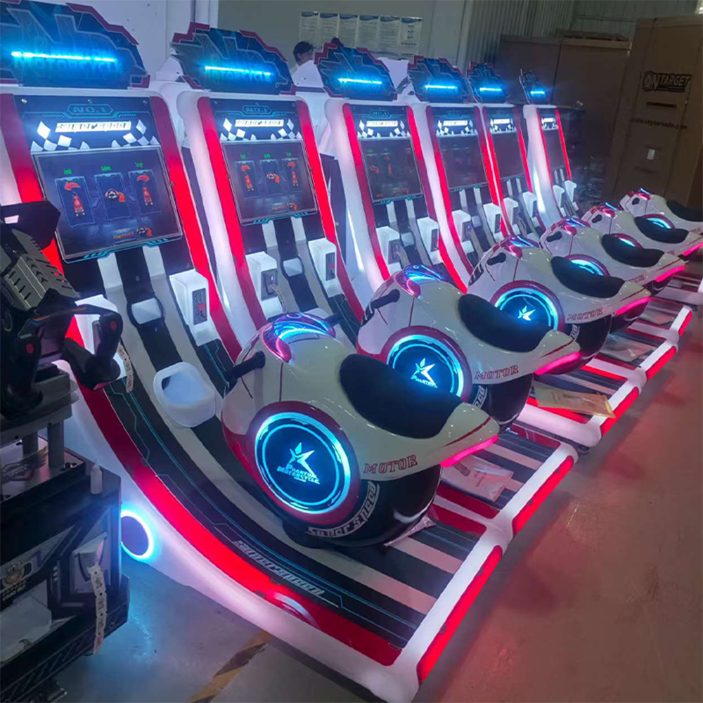 motorcycle racing arcade machine