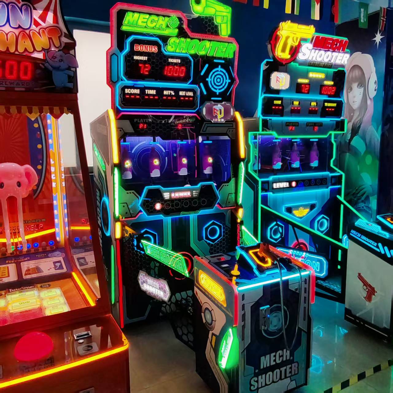 Ticket-based game machines for sale