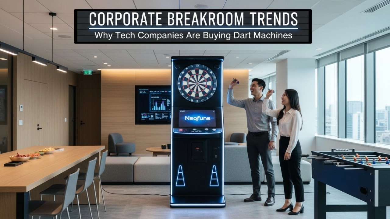 Corporate Breakroom Trends: Why Tech Companies are Buying Dart Machines