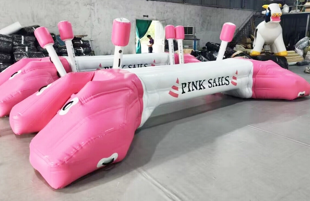 Pink Jousting Balance Beam