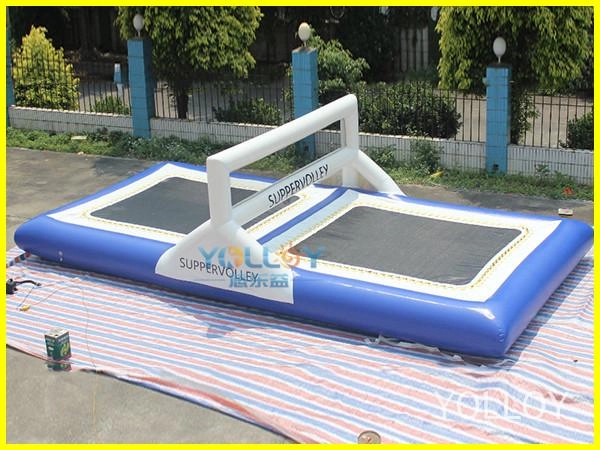 Trampoline gonflable pour terrain de volley-ball (2)