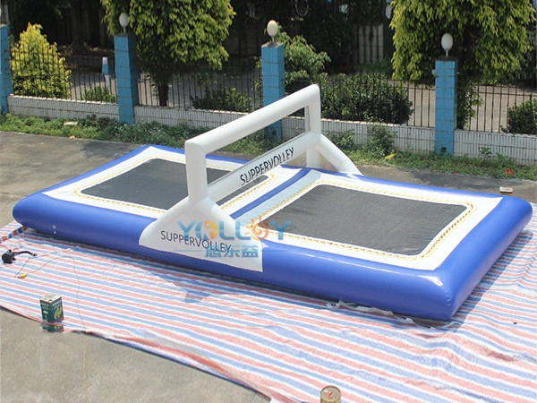 Trampoline gonflable pour terrain de volley-ball (2)