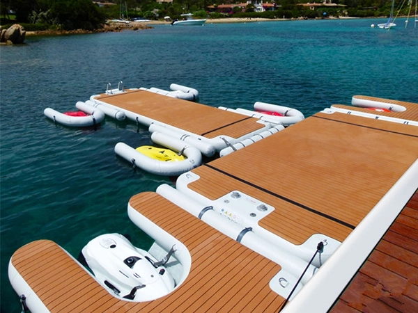 Yacht Inflatable Floating Water Deck Platform For Boat (2)