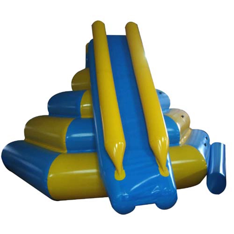 Floating Island Inflatable Climbing Mountain Tower Ladder Slide (5)