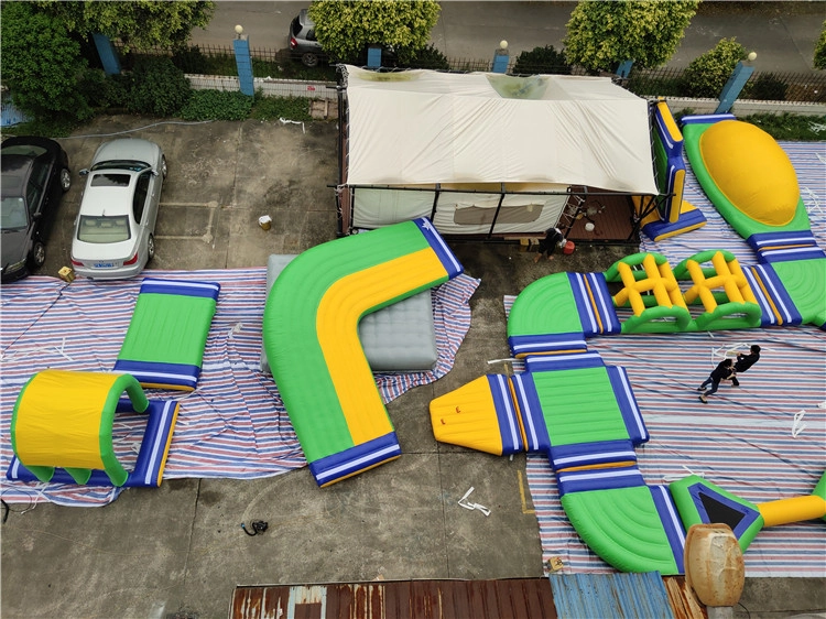 Parque acuático inflable de nuevo diseño de 35 x 35 m (3)