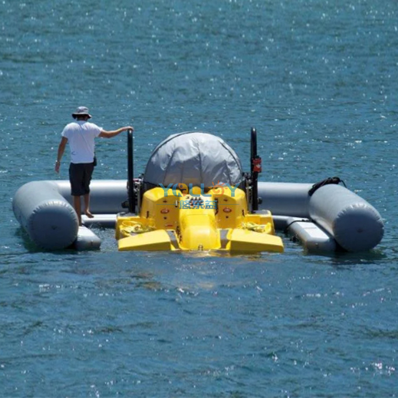 Muelle flotante inflable para motos acuáticas con muelle flotante para yates (2)