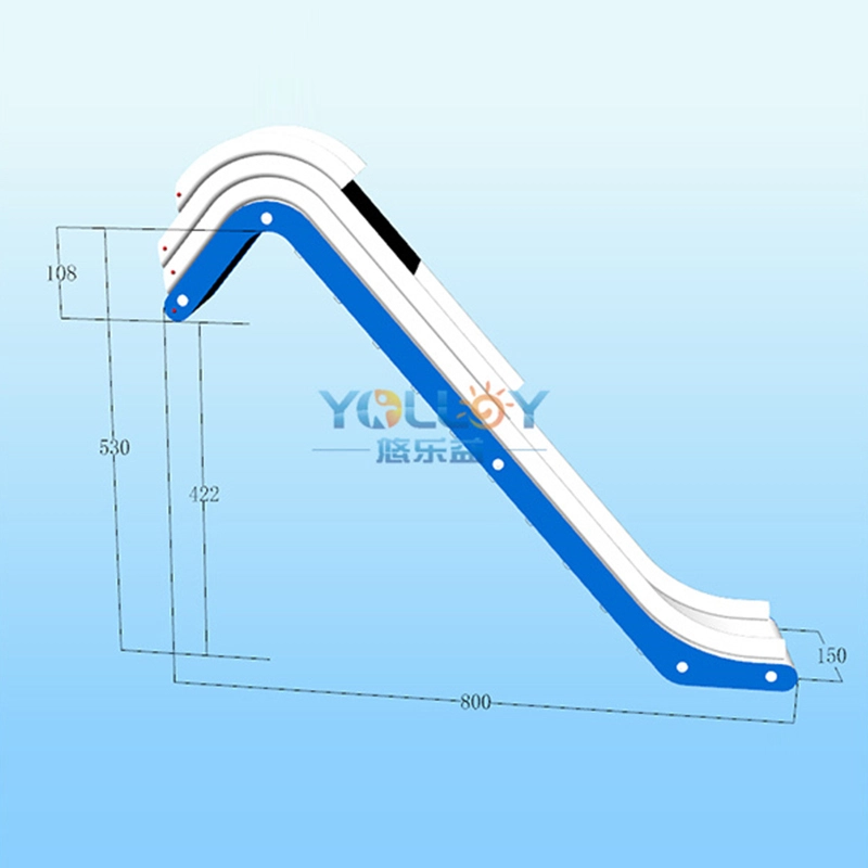 House's Balcony Inflatable Blow Up Water Slide For Pool (4)