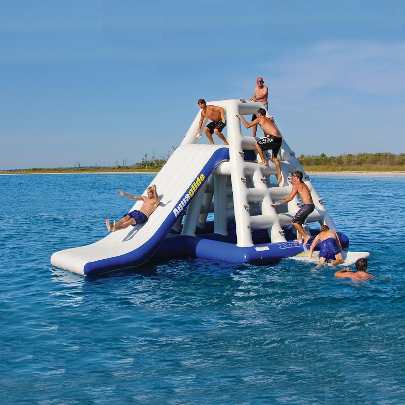 inflatable water action tower with slide (5)