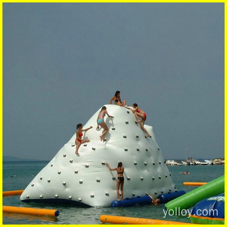 Floating Water Sport Games Inflatable Icebergs Climbing Wall (2)