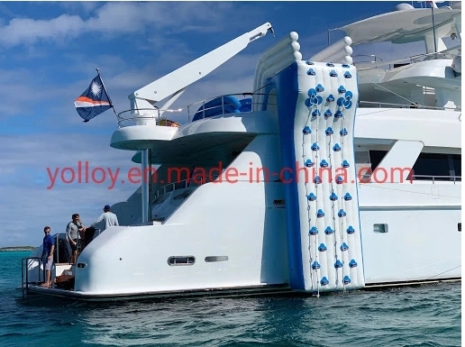 Mur d&#39;escalade gonflable pour yachts pour jeux aquatiques-4