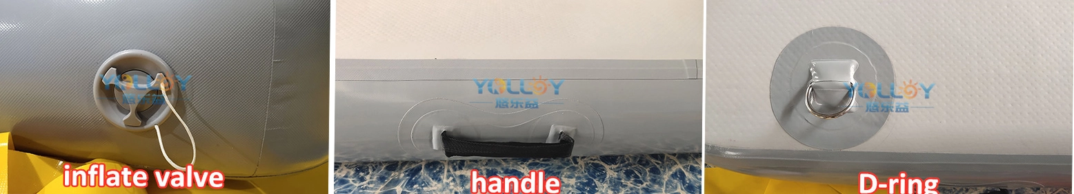 Details of YOLLOY inflatable platform for boat