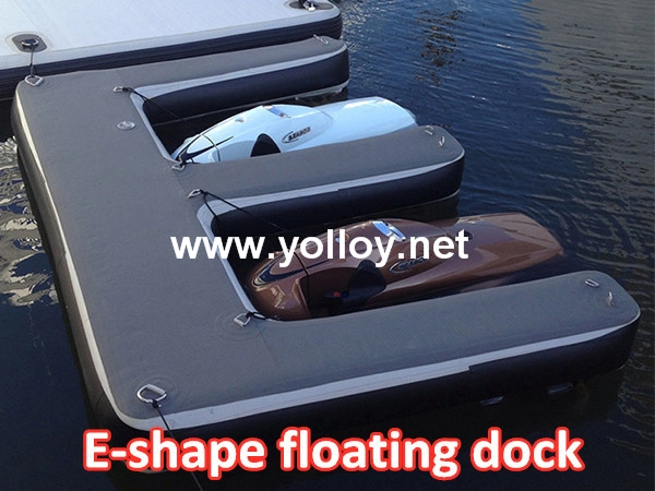 Quai flottant gonflable pour jet ski