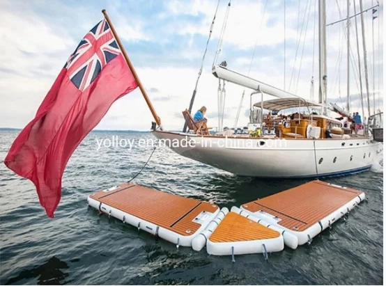 Inflatable Floating Boat Dock Leisure Platforms For Yatchs (8)