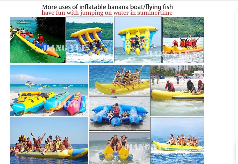 More uses of inflatable banana boat flying fish