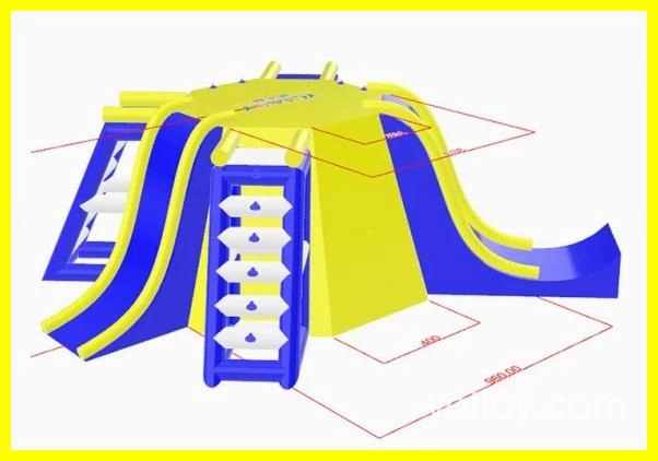 Plataforma de salto inflable-4