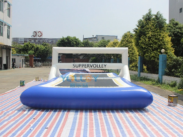 Trampoline de terrain de volley-ball gonflable (3)