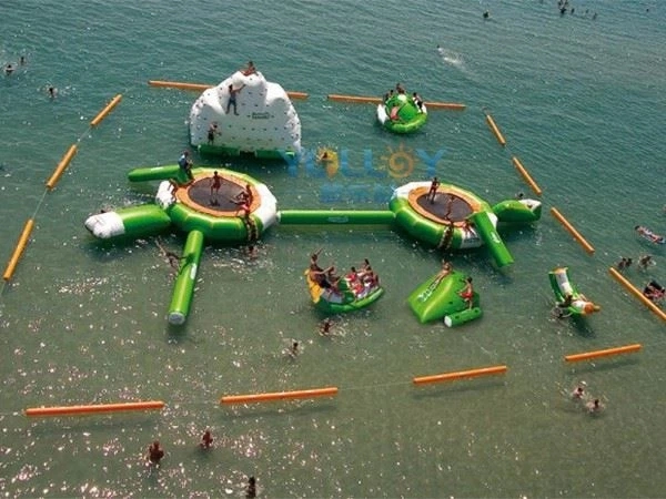 inflatable floating water park