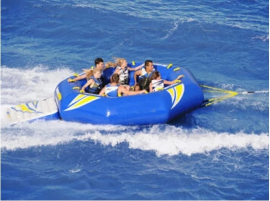 0.9mm PVC Tarpaulin Inflatable Water Towable Boat For Water Sports12