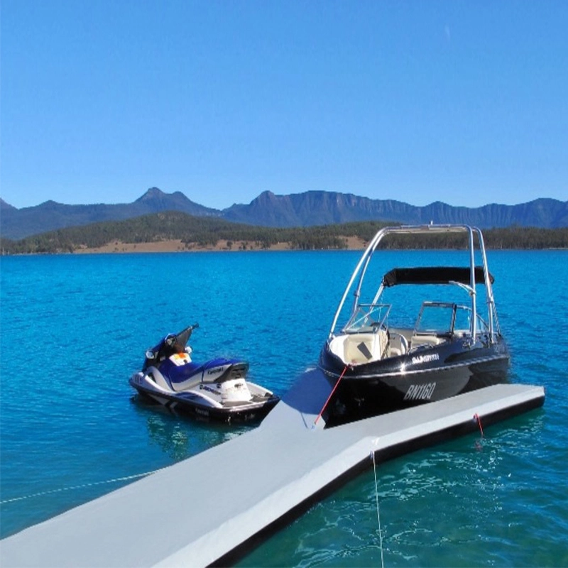 Y Pontoon Doca inflável flutuante para barco a motor