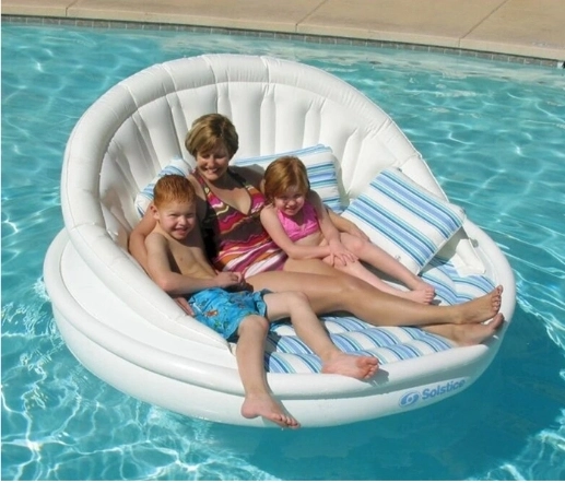 Floating relaxed inflatable water chairs sofa