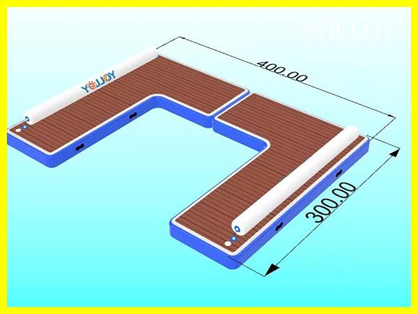 Sofa Apung Tiup Jahitan Jatuh, Dermaga Pesta, Pulau Platform (4)