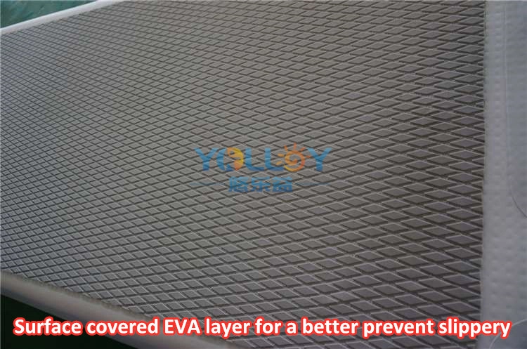 Surface covered EVA layer for a better prevent slippery